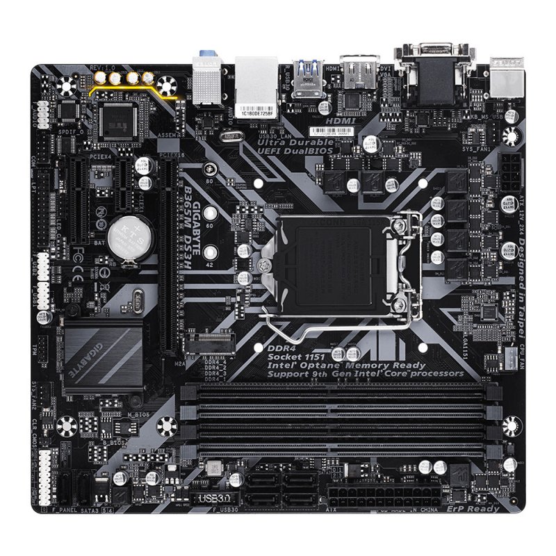 

Материнская плата GIGABYTE B365M DS3H (B365M DS3H)
