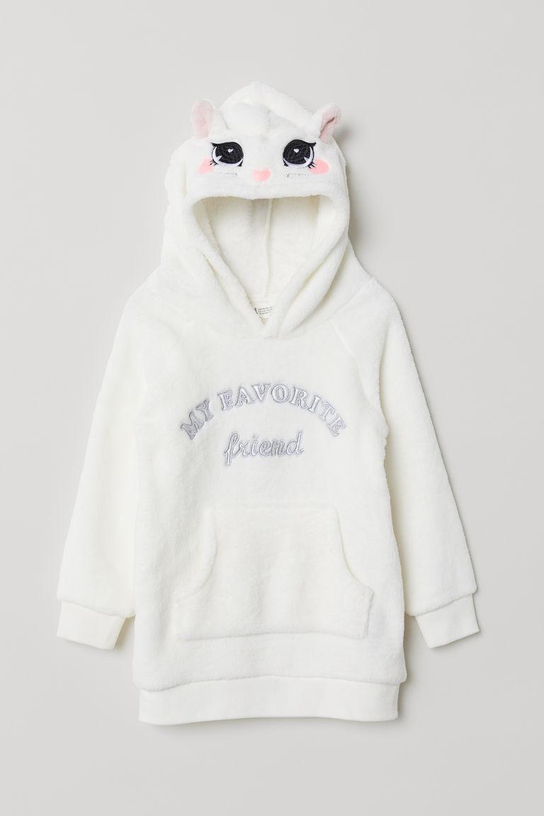 

Худи H&M Пушистая с Ушками 92 см Белый 09489387114044