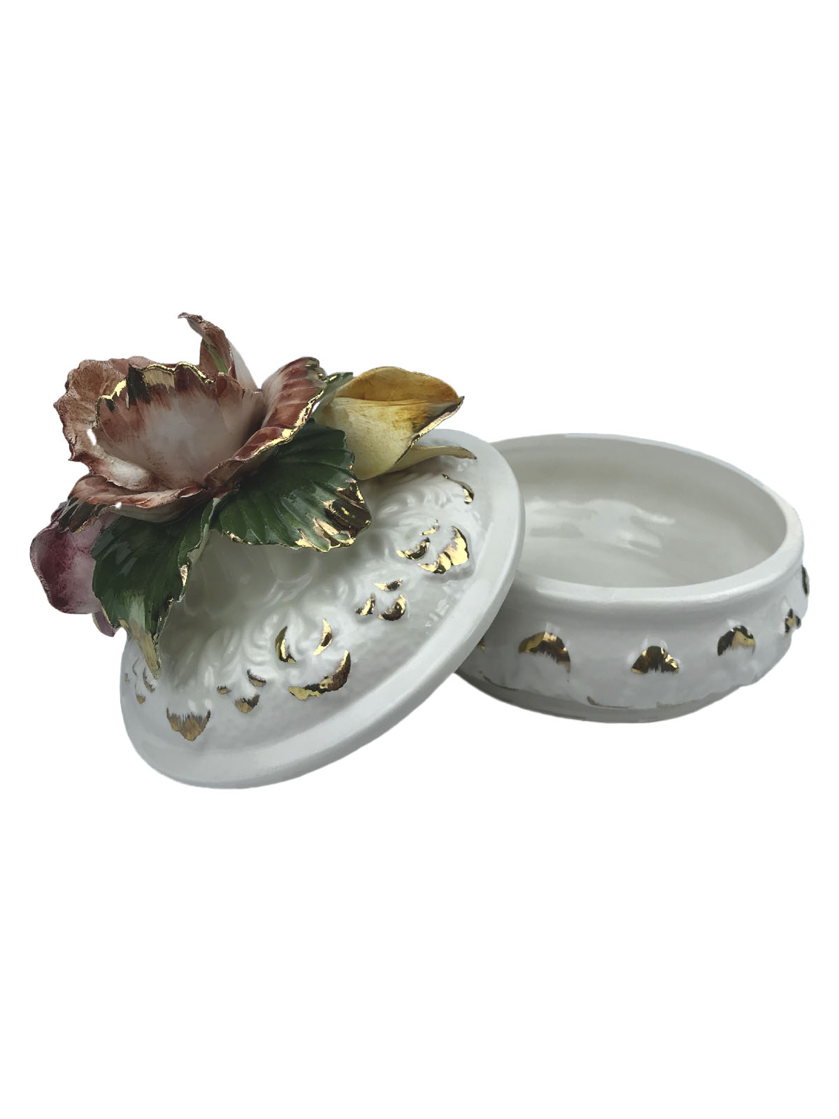 

Шкатулка Ceramiche Sonda Цветы 14х15 см