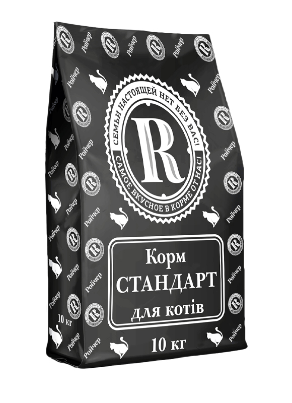 

Cухой корм Ройчер Стандарт для кошек с курицей 10 кг