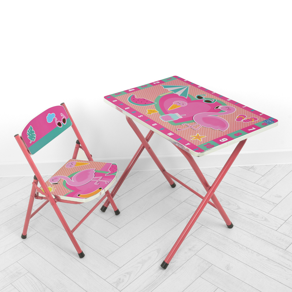 

Столик со стульчиком складной Bambi A19-FMG Pink (A19-FMG)