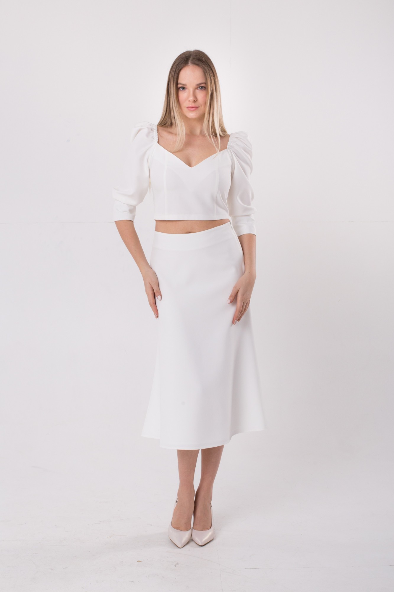 

Костюм Mila Merry цвета айвори XL - 1101