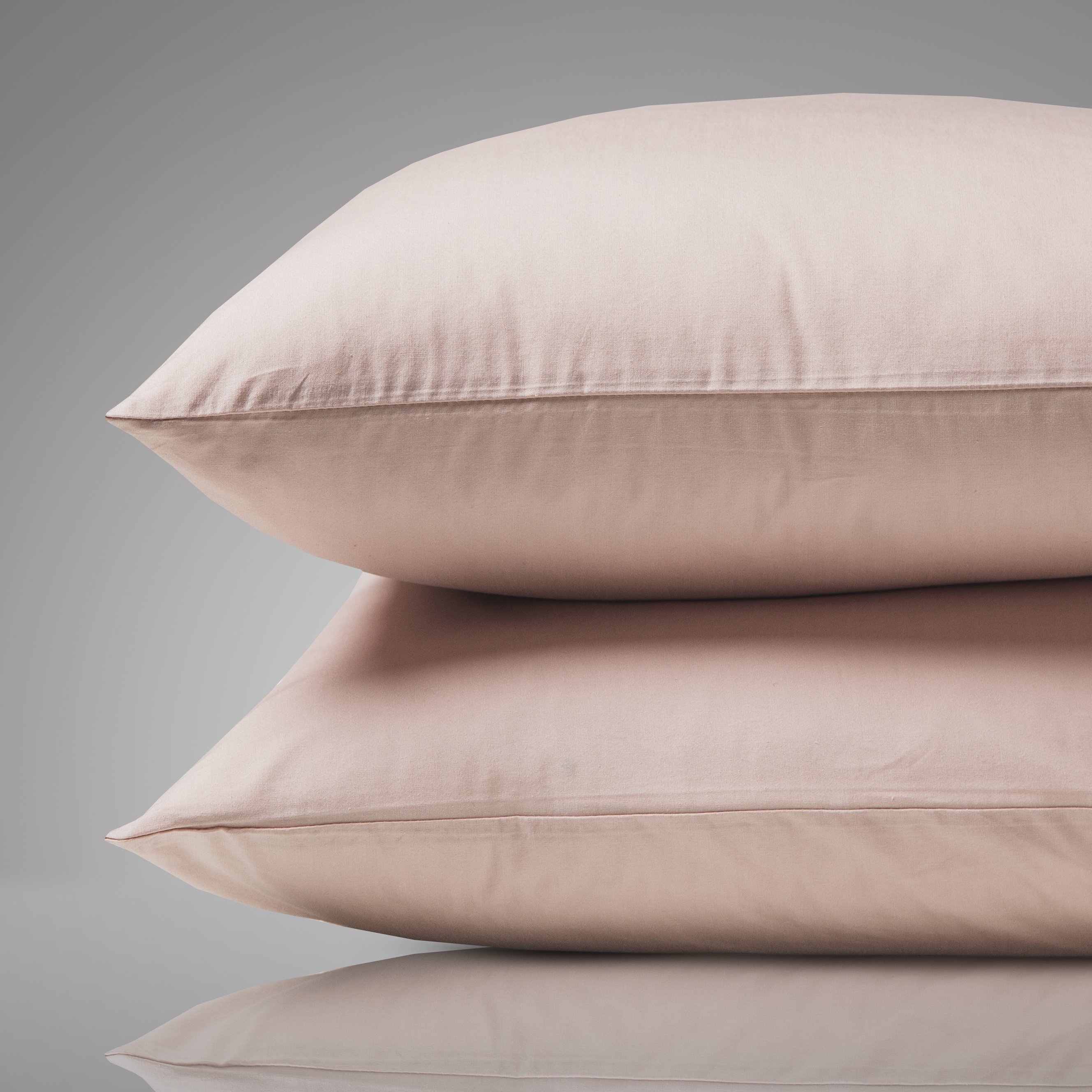 

Набор наволочек Home me Хлопок перкаль Basic Розовый 50х75 2шт