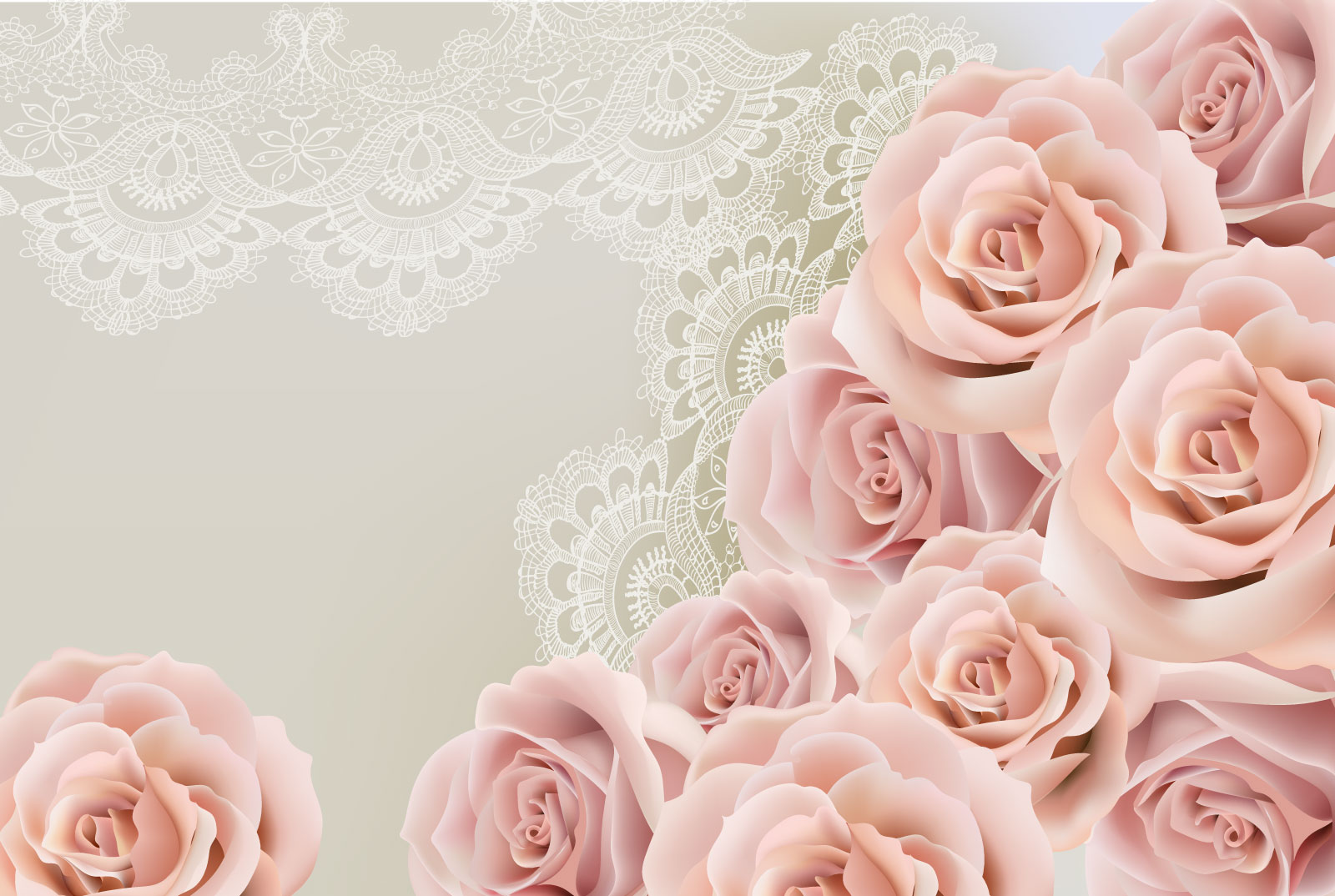 

Фотообои Walldeco Нежные розы №39588 Фреска