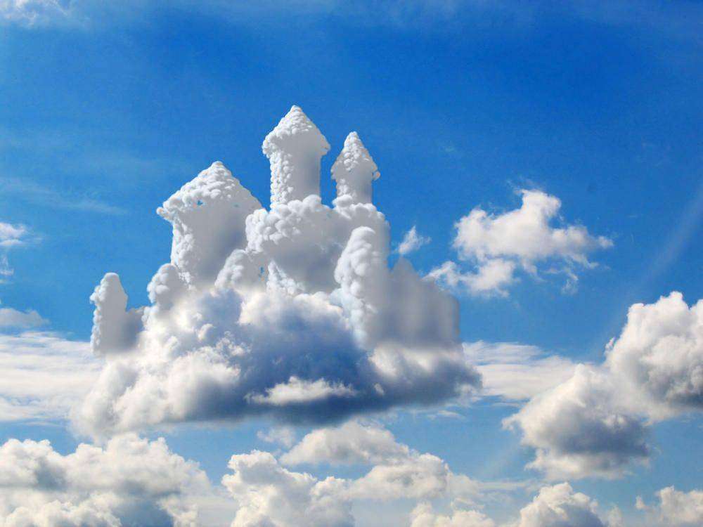 

Фотообои Walldeco Замок из облаков №0684 Волокно