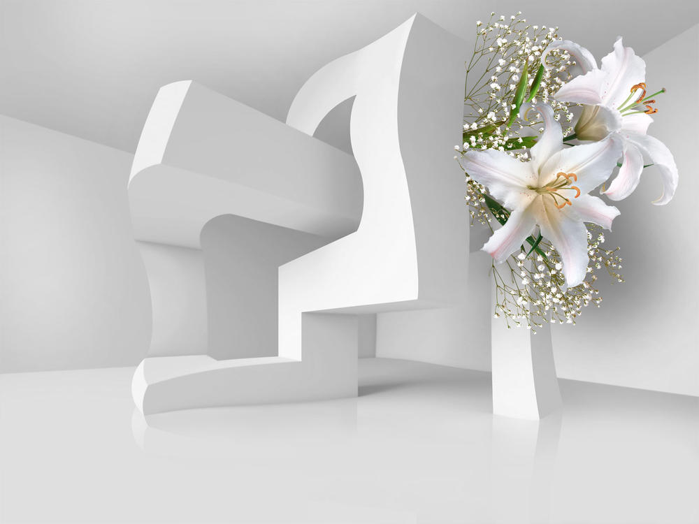 

Фотообои Walldeco Лилии в комнате №31063 Гладь