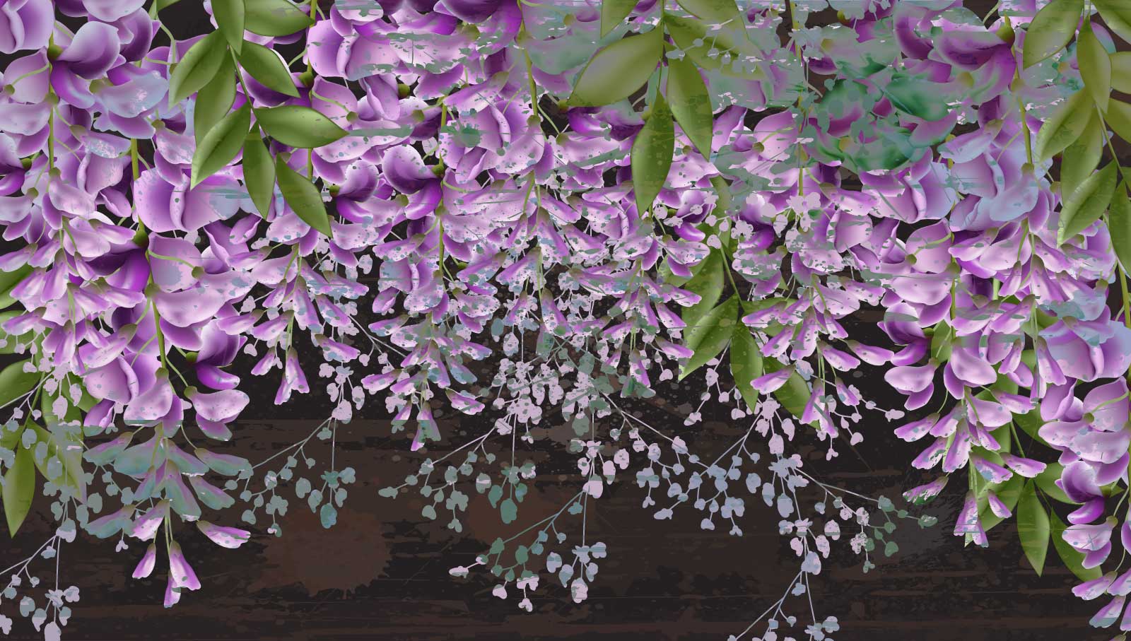 

Фотообои Walldeco Полевые фиолетовые цветы №39536 Бриз