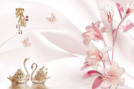 

Фотообои Walldeco Лилии и лебеди №dec-482 Бриз