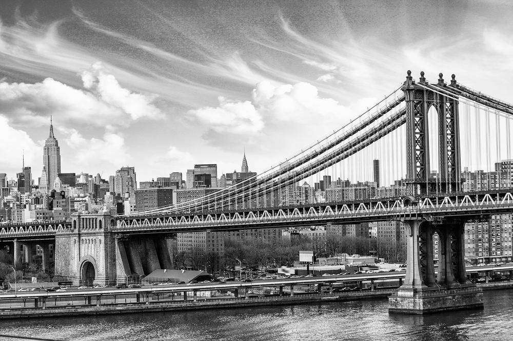 

Фотообои Walldeco Бруклинский мост №14215 Мелкий песок с блестками