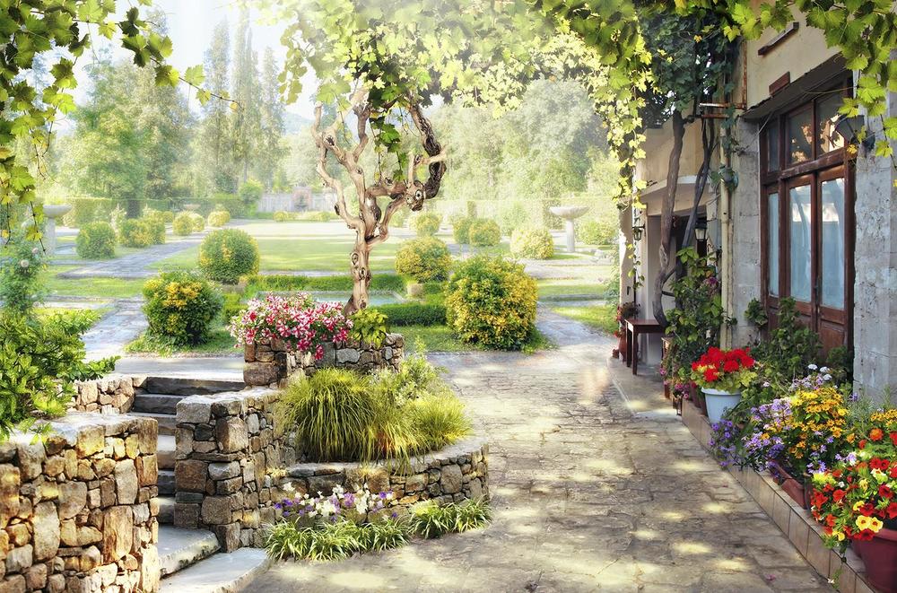 

Фотообои Walldeco Красивый сад №34749 Бриз