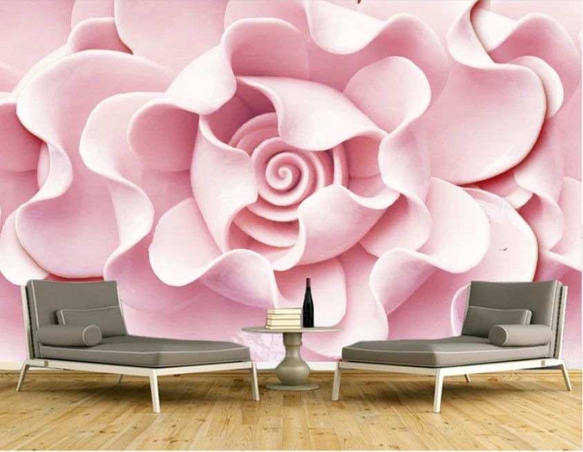

Фотообои Walldeco Розовый искусственный цветок №dec-2143 Волокно