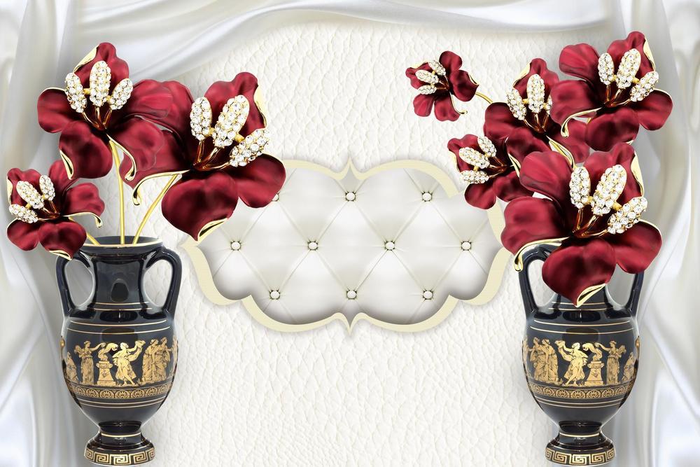 

Фотообои Walldeco Античные черные вазы №33337 Деко