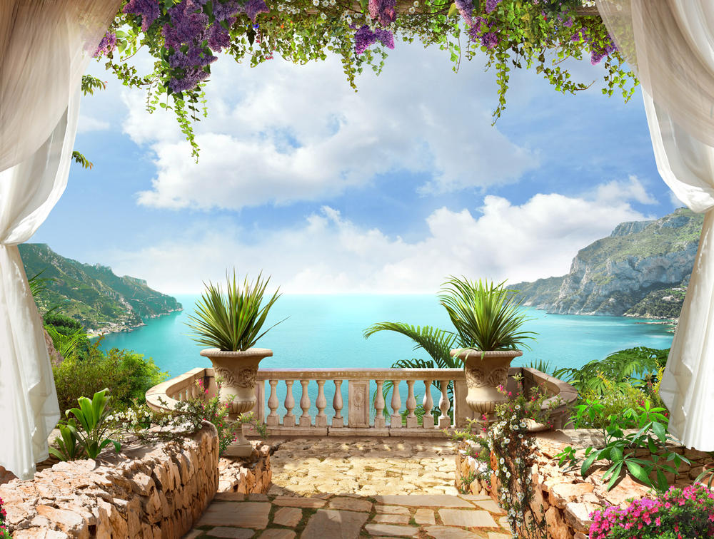 

Фотообои Walldeco Терраса у моря №31897 Гладь