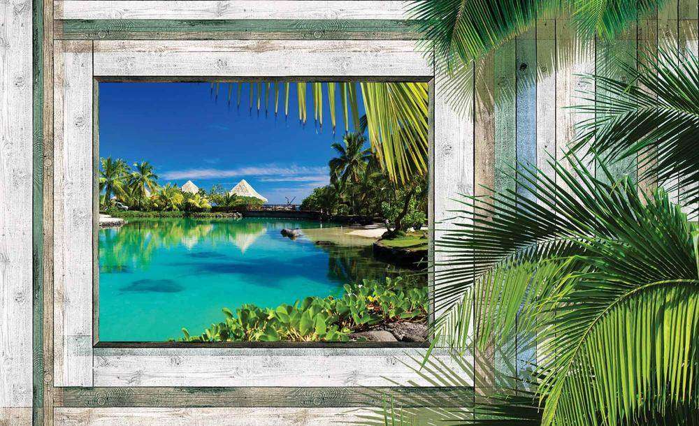 

Фотообои Walldeco Вид на пляж №des-05 Фреска