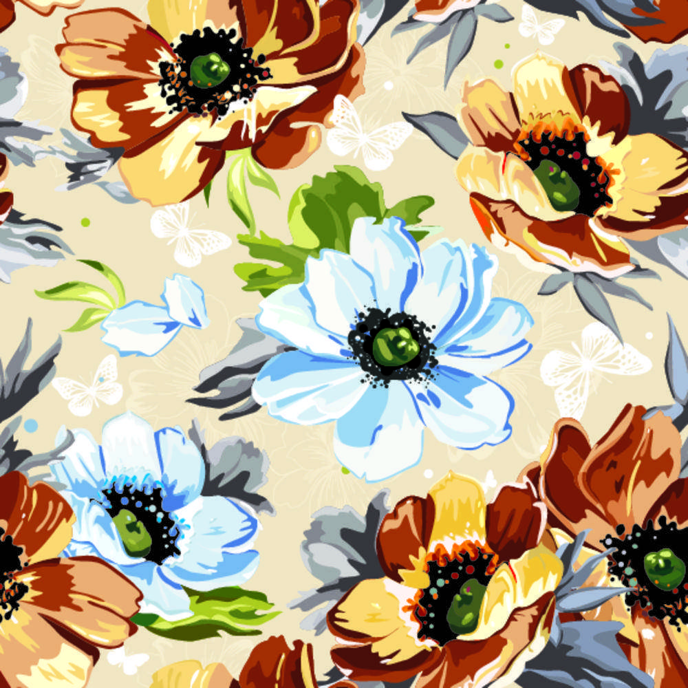 

Фотообои Walldeco цветочная живопись №11065 Фреска