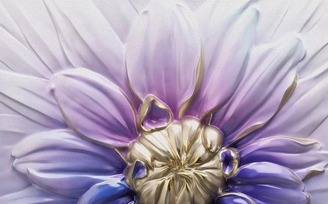 

Фотообои Walldeco Барельеф: сиреневый подсолнух №dec_3064 Деко