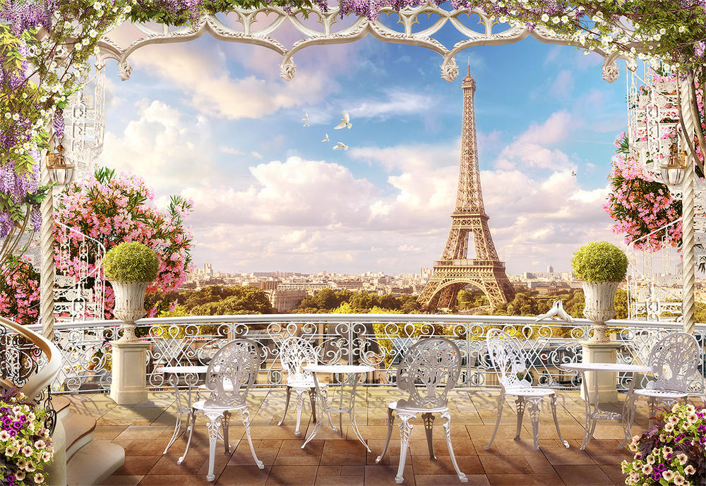 

Фотообои Walldeco Парижское кафе на террасе №bur-268 Деко