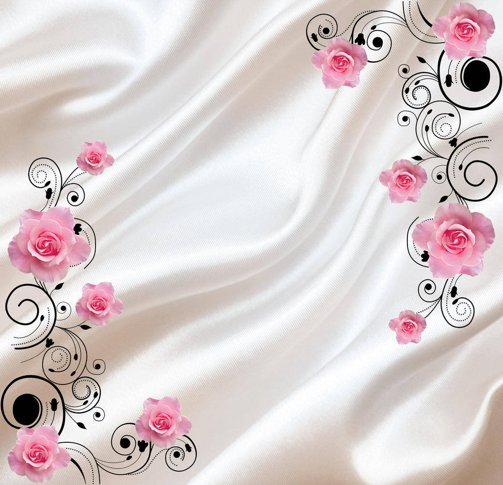 

Фотообои Walldeco Розы на ткани №30624 Деко