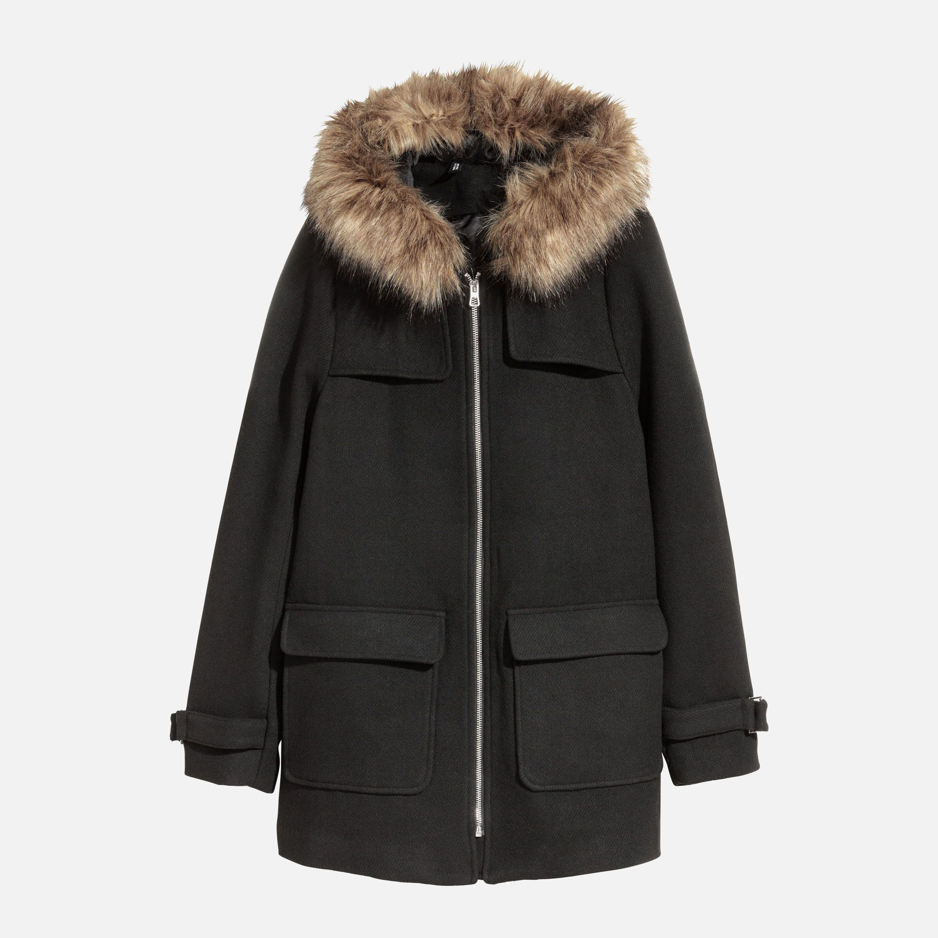 

Пальто H&M 5409556-AAAD 44 Черное