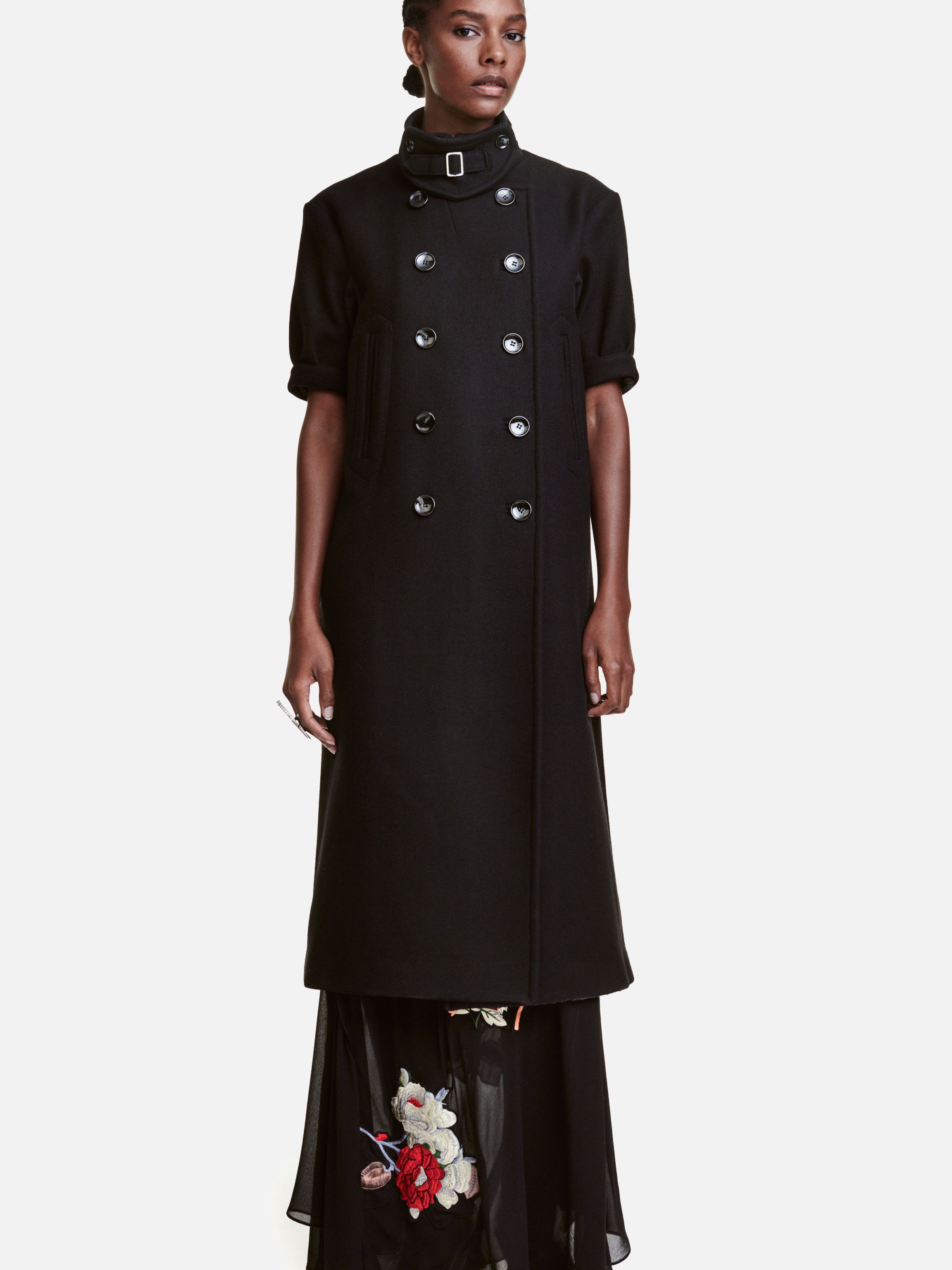 

Пальто H&M 4192784-AAAD 38 Черное