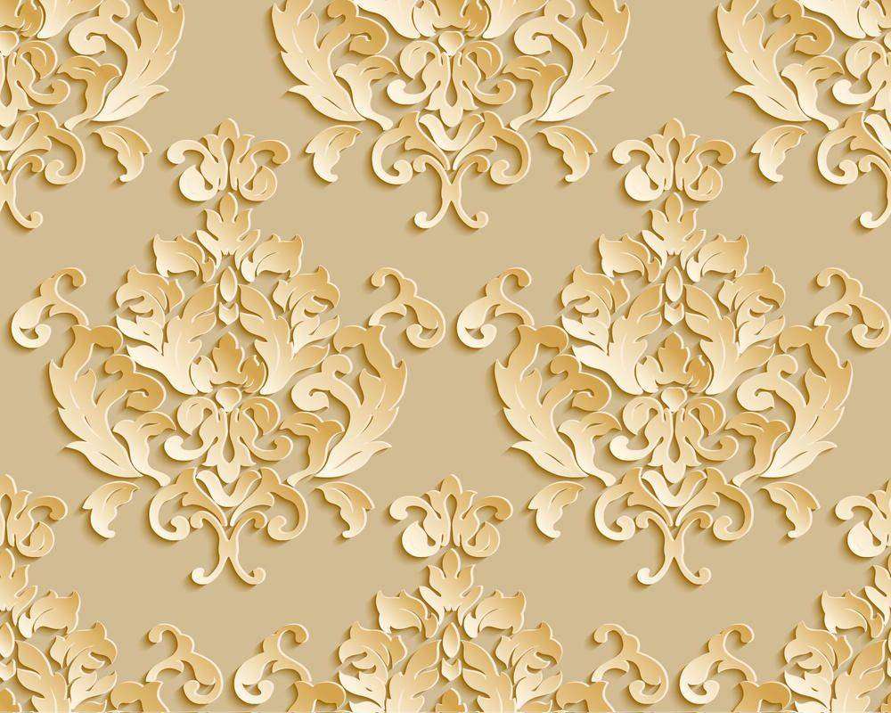 

Фотообои Walldeco Золотистый орнамент №22624 Деко