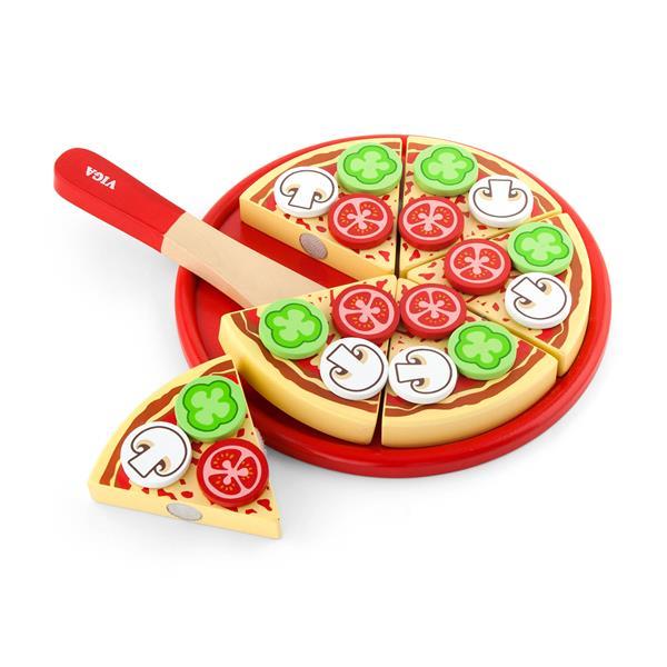 

Игрушечные продукты Viga Toys Пицца из дерева (KID_58500) 28 x 6 x 28 см