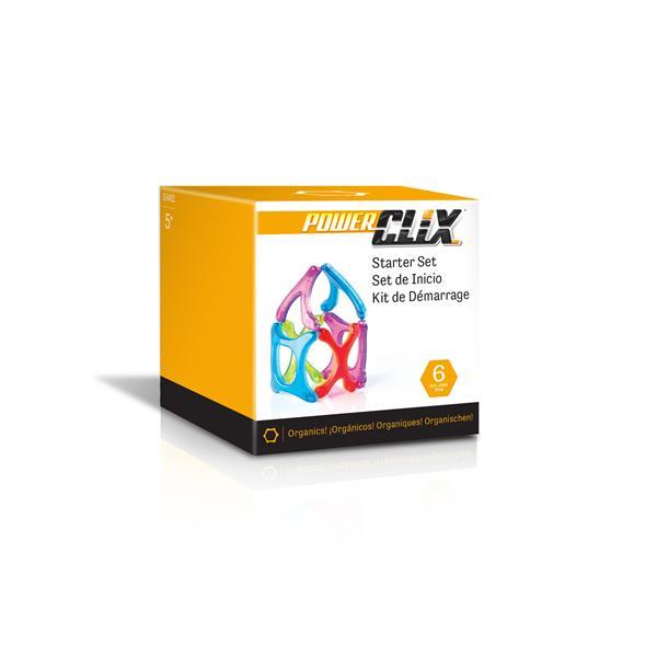 

Магнитный конструктор Guidecraft PowerClix Organics Базовый набор, 6 деталей (KID_G9482) 7 x 7 x 7 см