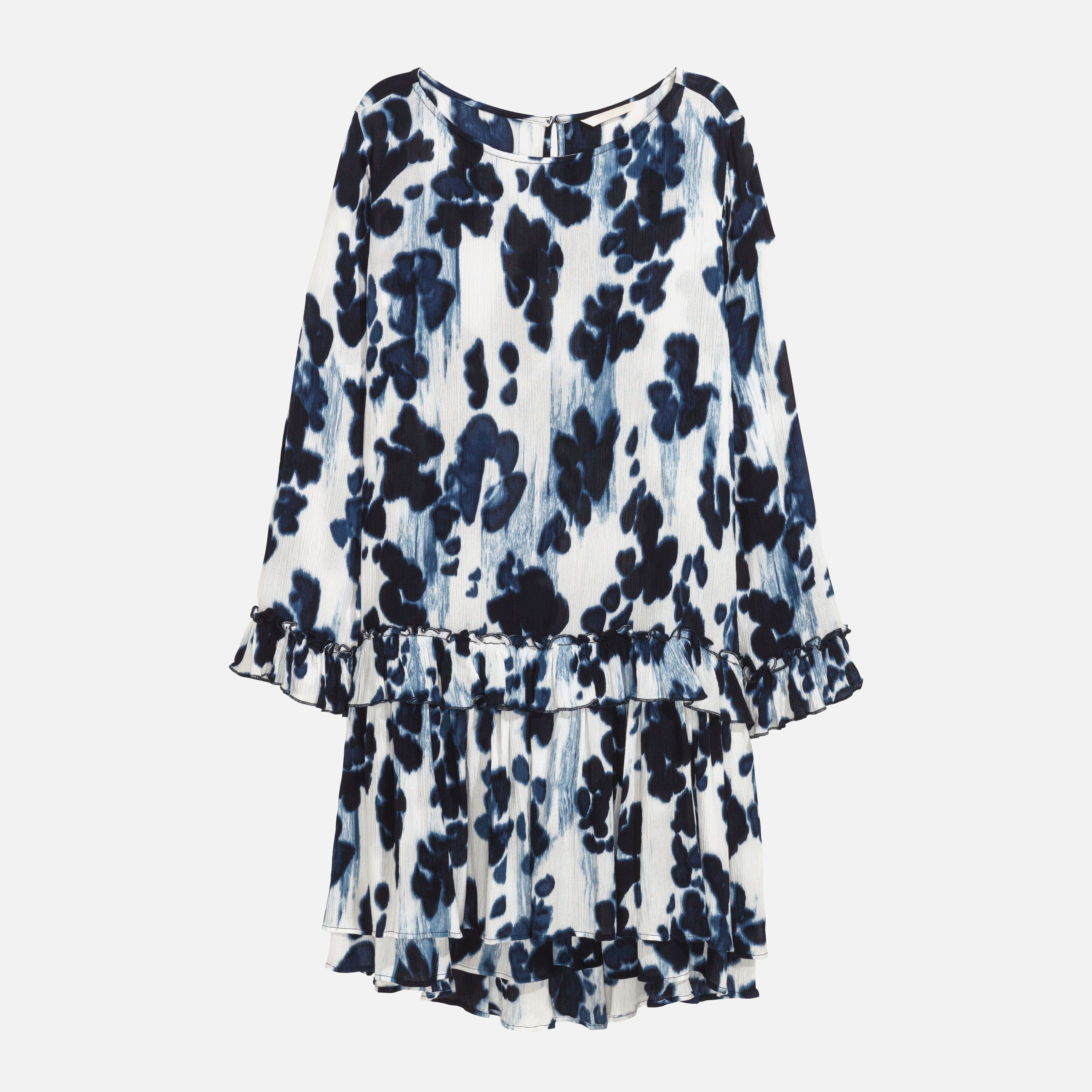 

Платье H&M 5235536-ACSA 46 Белое с синим