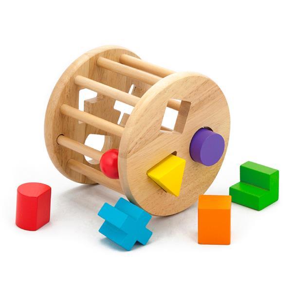 

Деревянный сортер Viga Toys Цилиндр с фигурами (KID_54123) 18 x 18 x 14 см