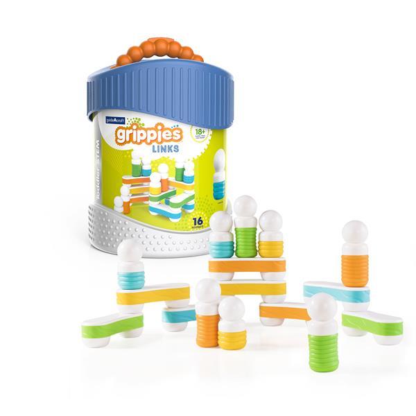 

Магнитный конструктор Guidecraft Grippies Links, 16 деталей (KID_G8317) 30 x 21 x 20 см