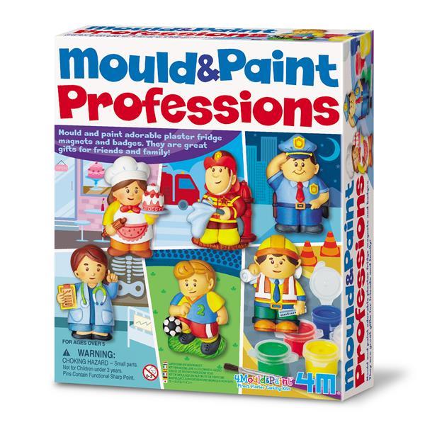 

Набор для создания магнитов из гипса 4M Профессии (KID_00-03545) 21 x 18 x 5 см