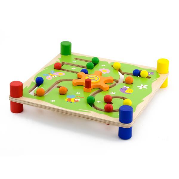 

Деревянный лабиринт Viga Toys Шарики (KID_50175) 31 x 8 x 31 см