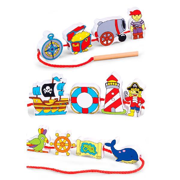 

Деревянная шнуровка Viga Toys Пираты 21 x 5 x 19 см