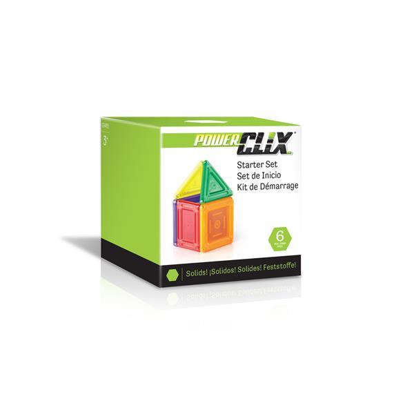 

Магнитный конструктор Guidecraft PowerClix Solids Базовый набор, 6 деталей (KID_G9481) 7 x 7 x 7 см