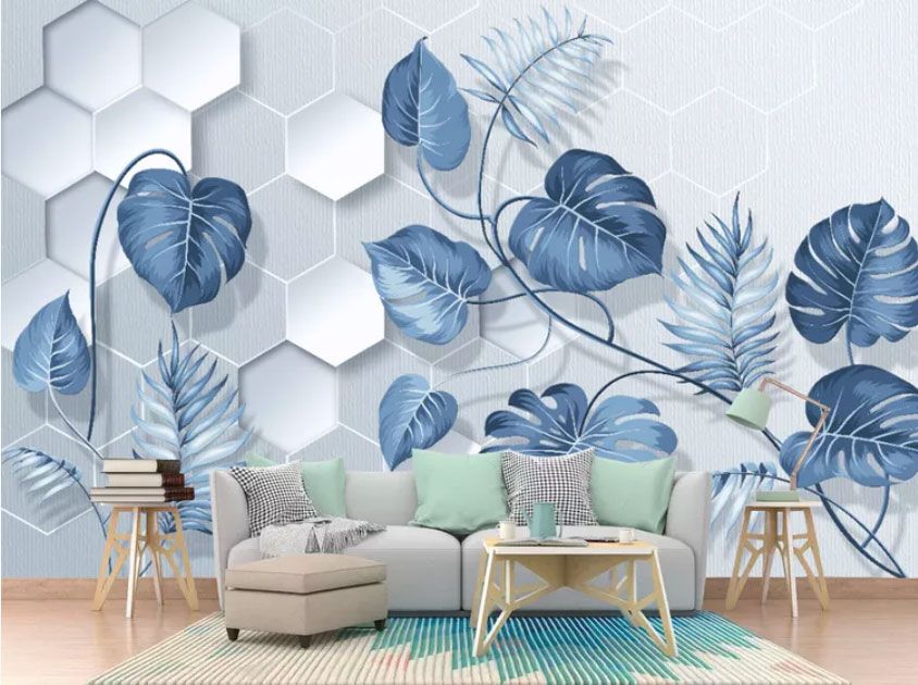 

Фотообои Walldeco Листья монстеры и пальмы №dec-2138 Бриз
