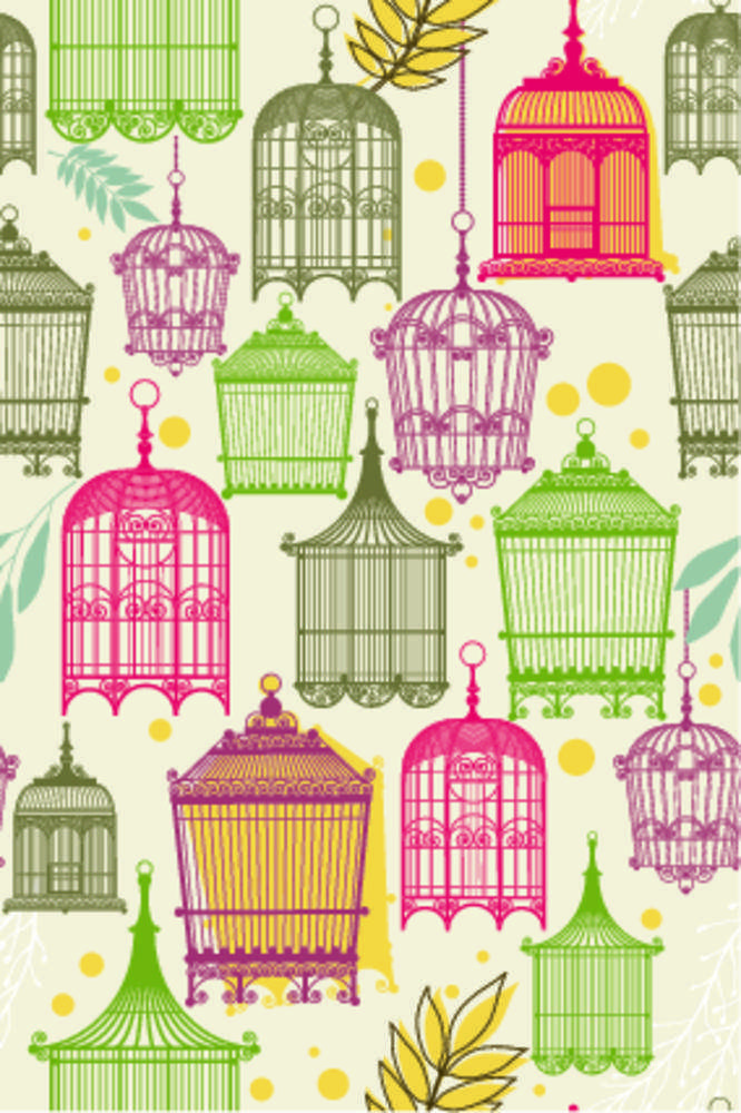 

Фотообои Walldeco клетки для птиц №11075 Фреска
