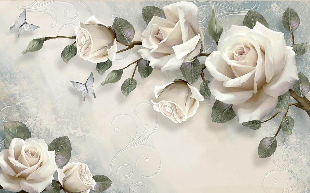 

Фотообои Walldeco Винтажные розы №34024 Фреска
