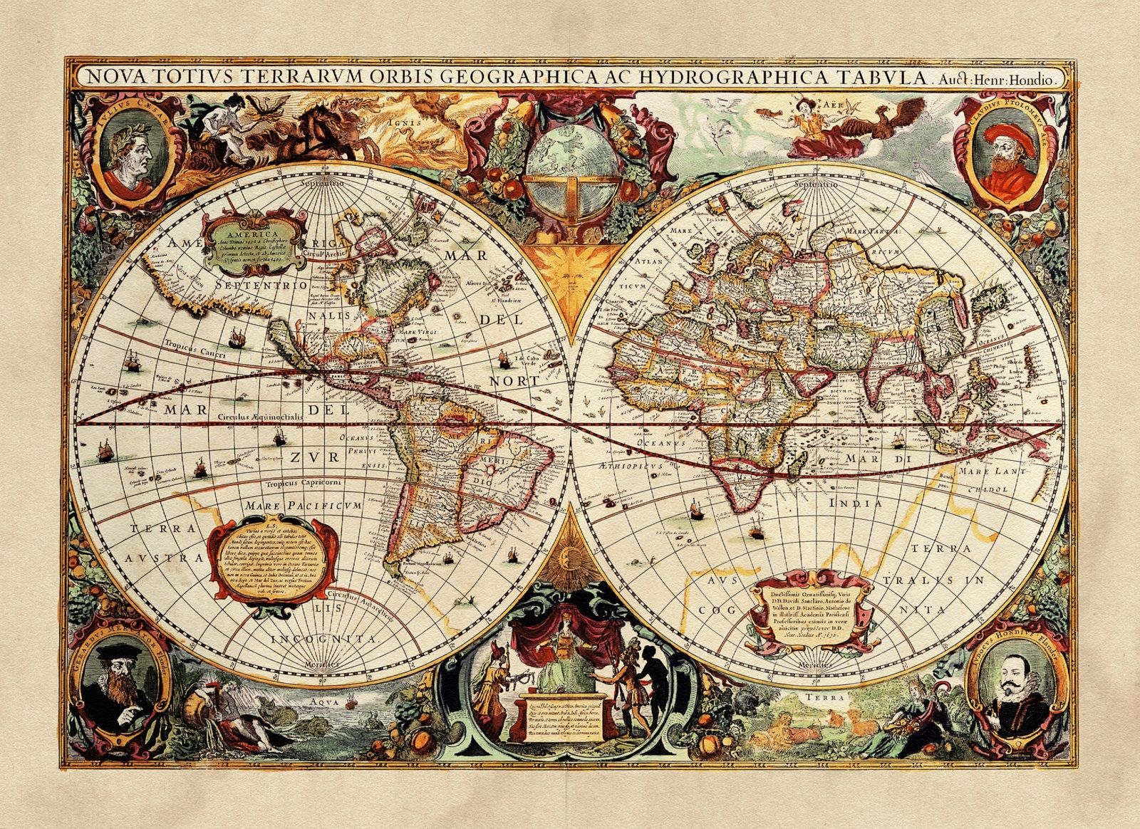 

Фотообои Walldeco Винтажная карта №1269 Лоск