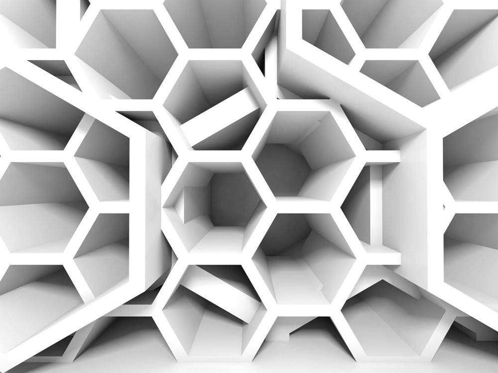 

Фотообои Walldeco Пчелиные соты №26466 Мелкий песок с блестками
