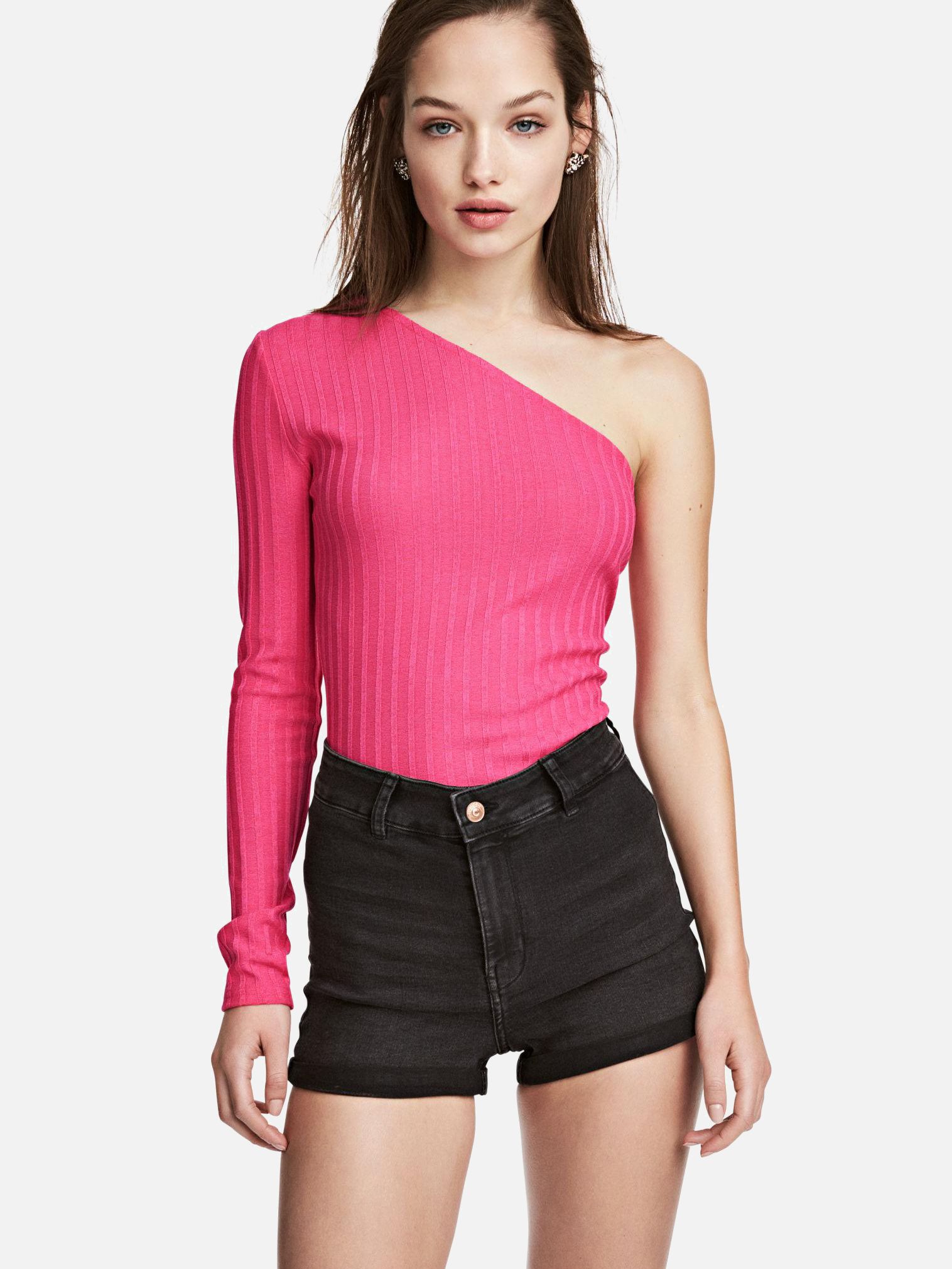 

Топ H&M 4746645-ACWG S Розовый