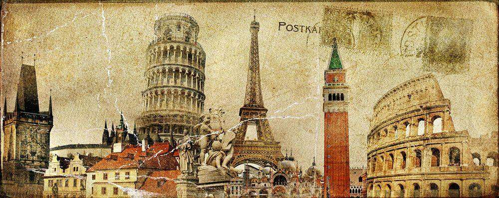 

Фотообои Walldeco Открытка из Парижа №0062 Бриз