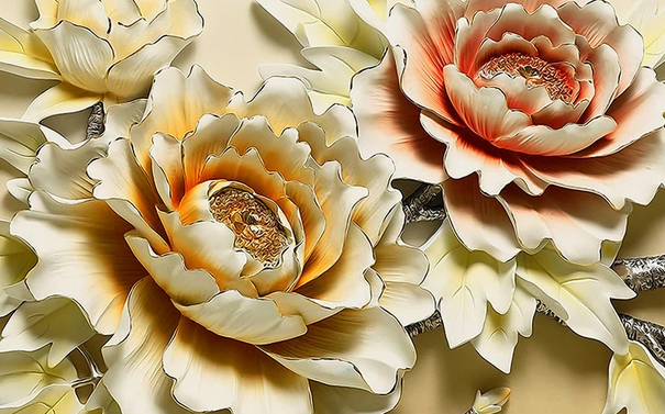 

Фотообои Walldeco Цветочный ансамбль №dec-378 Бриз