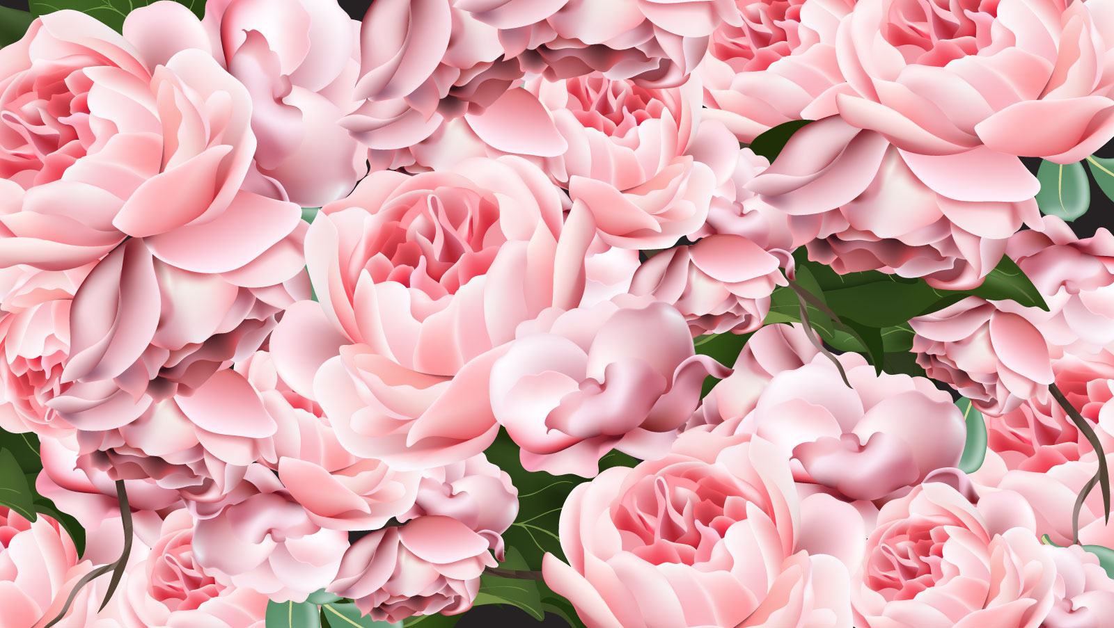 

Фотообои Walldeco Розовые цветы №39586 Волокно