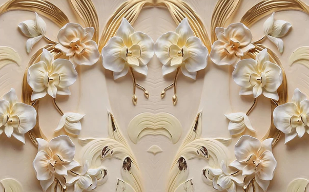 

Фотообои Walldeco 3d узор из орхидей №dec-329 Бриз