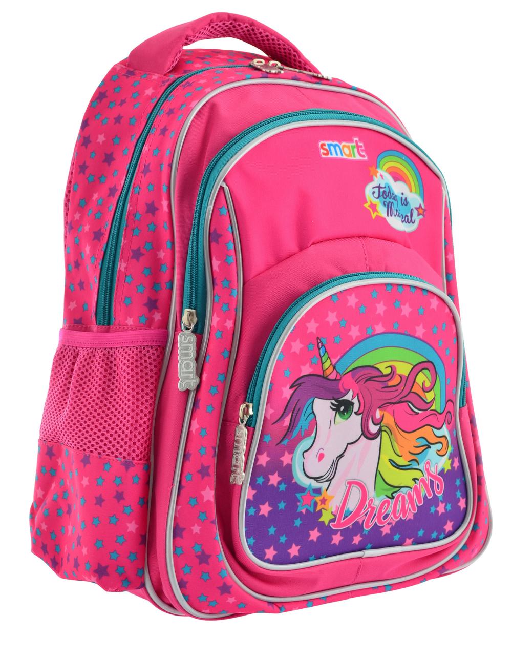 

Рюкзак школьный каркасный SMART 556803 ZZ-01 Unicorn