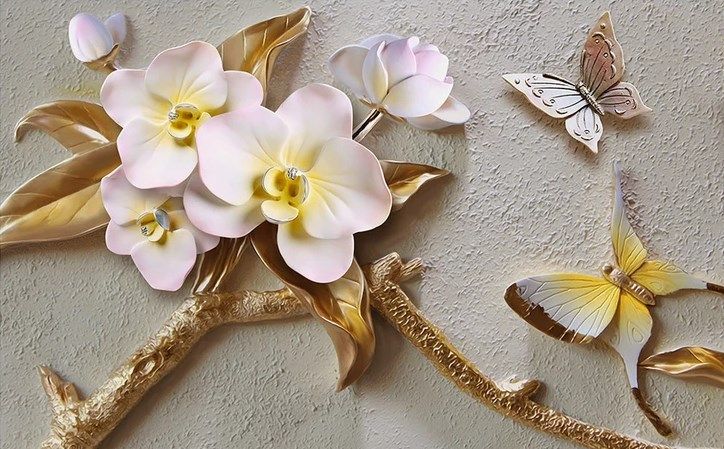

Фотообои Walldeco Сказочные цветы №dec_3086 Гладь