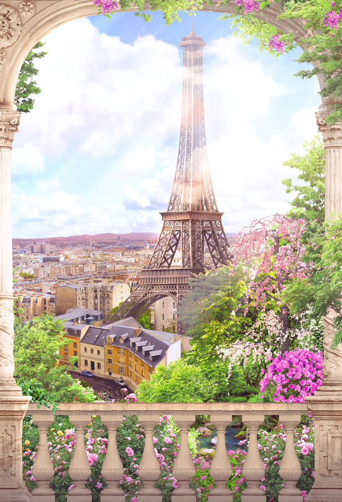 

Фотообои Walldeco Возле Эйфелевой башни №30277 Лоск