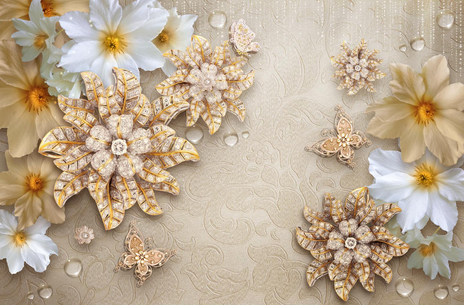 

Фотообои Walldeco Декоративные украшения №33236 Жаккард