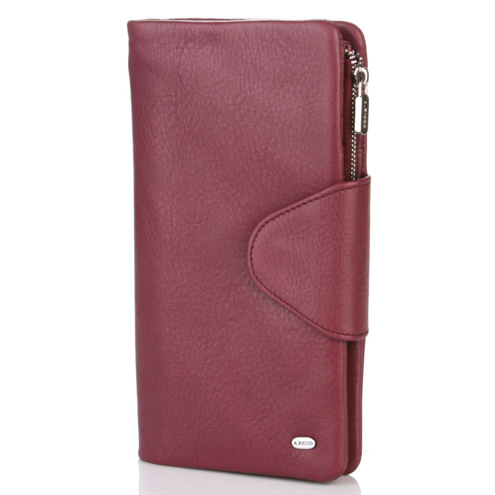 

Женский кошелек Alfa Ricco 6136 Burgundy Бордовый