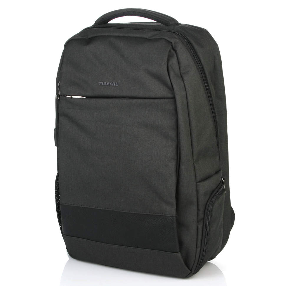 

Рюкзак мужской TIGERNU Т-В3516 USB Black Grey 15.6" Черный